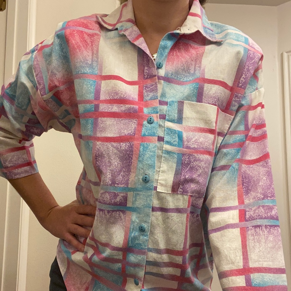 80’s California Connections Button Up VINTAGE